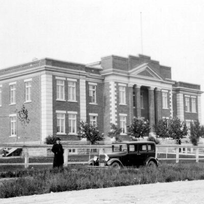 Le palais de justice d’Amos en 1926.