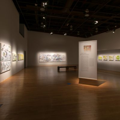 Vue d'ensemble de l'exposition de Gaétane Godbout