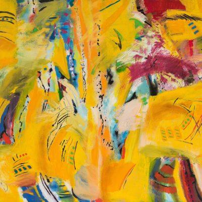 L'été va, 2016, Acrylique sur toile, 107 x 152 cm