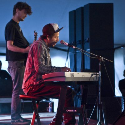 Le groupe Le Grand Nord en prestation lors du concours de la relève du FRIMAT 1935