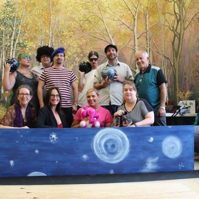 La troupe du Théâtre de la Loutre