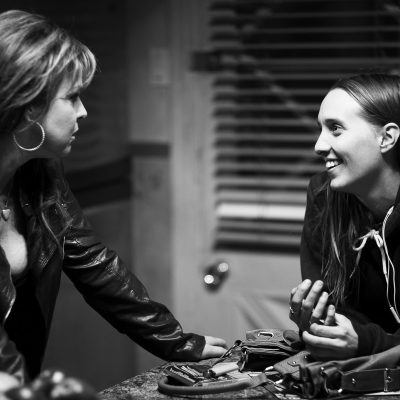 La comédienne Maude Guérin et Sophie Dupuis 