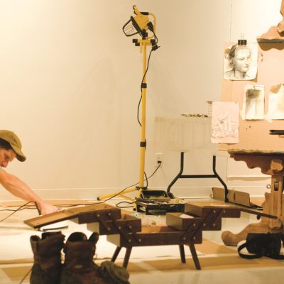 Christian Bourgault à l’œuvre