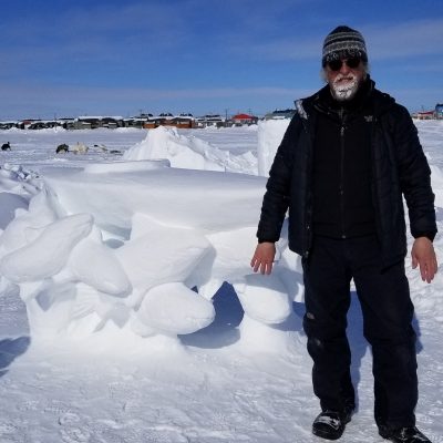 Jacques Baril lors de son dernier voyage au Nunavik