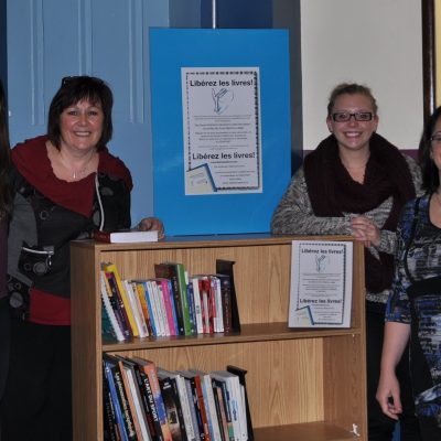Libérez les livres, au campus d'Amos du Cégep de l'Abitibi-Témiscamingue