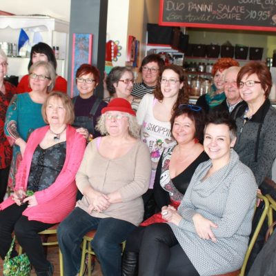 Les artistes au Rouge Café