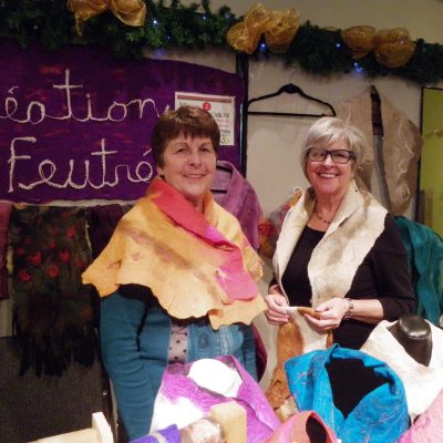 L'artisane Jocelyne Caron et ses créations feutrées