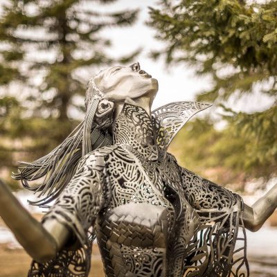  "Incantation" est l'une des oeuvres de Christel Bergeron qui a su s'imposer à l'extérieur de l'Abitibi-Témiscamingue.