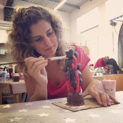 Montserrat Mudan Muntadas dans son atelier