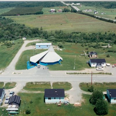 Vue aérienne de Pikogan en 1988