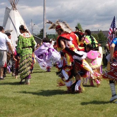 Malik Kistabish, au pow-wow de Pikogan