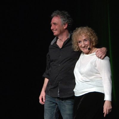 Le conteur Pierre Labrèche et la conteuse Marta Saenz de la Calzada 