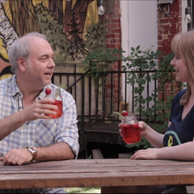 Martin Héroux en entrevue avec Gabrielle Gingras dans le cadre de l'émission Ici et ailleurs