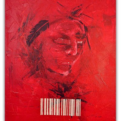 Nation blessée II - Acrylique sur toile