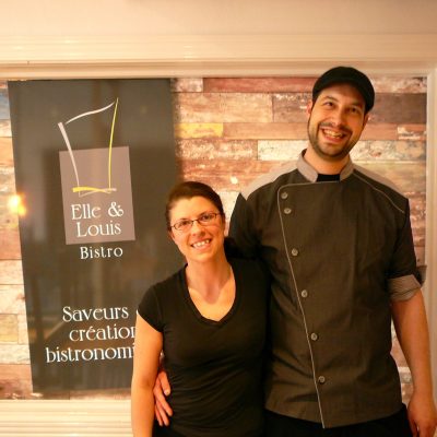 Les propriétaires du Bistro Elle et Louis