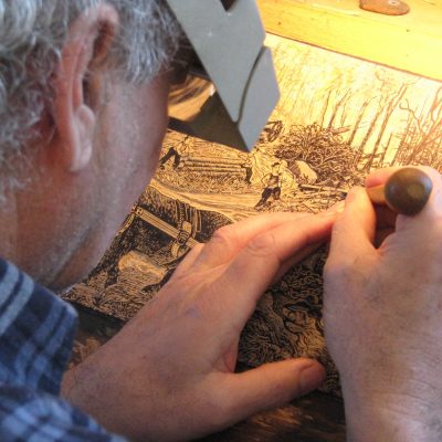 Chaque gravure porte la  signature fine de Pelerin