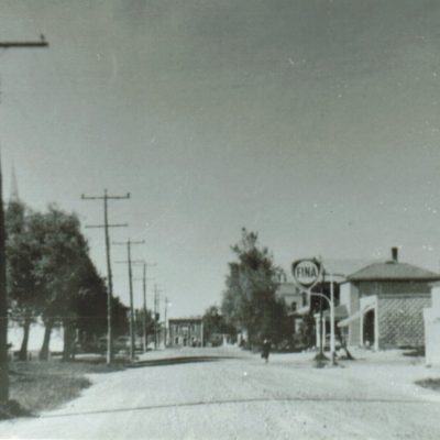 Rue principale de Laverlochère, photo non datée