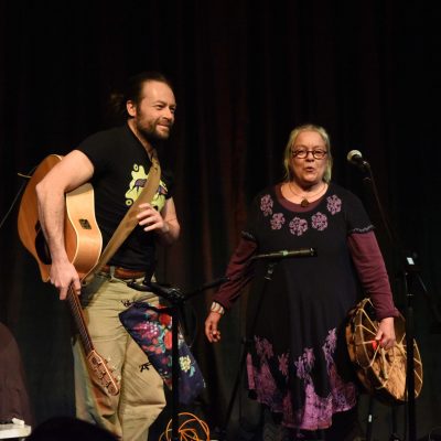 Jonathan Leclair et Josée Lefebvre lors du Show de La Motte 2018.